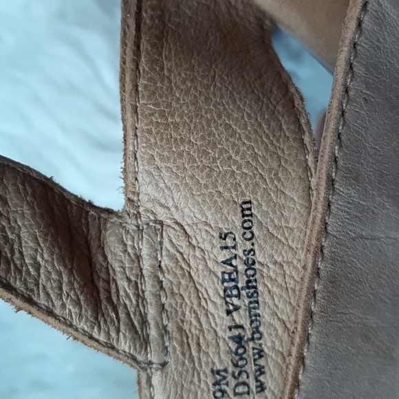 Born MaryLu Natural Leather Strappy Sandals US 9 - Picture 9 of 10